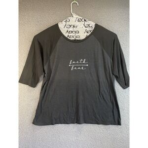 District Perfect Trisha's Faith Fear Logo‎ 4XL